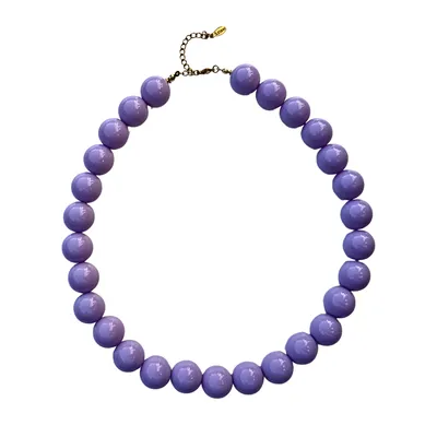 Bubbelketting lila goud
